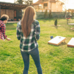 Handcrafted wooden garden games for hire in Devon